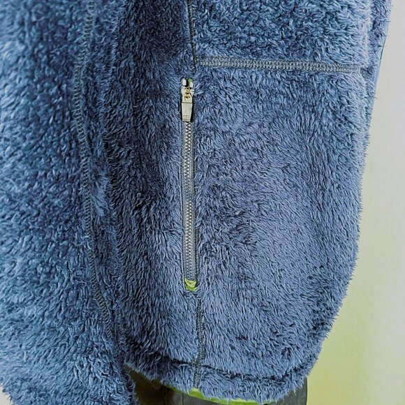 Tommy Bahama Sherpa Full Zip Jacket Size M $168 Sample in Navy/Green - Picture 10 of 11